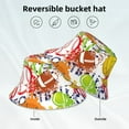 thumbnail image 5 of Kll Balls Bucket Hat For Women Men Packable Travel Beach Sun Hat Outdoor Rave Accessories Reflective Fisherman Cap, 5 of 9