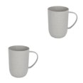 thumbnail image 2 of Injueey Taza de de trigo, cepillo de dientes, vaso reutilizable para cepillado de dientes, taza de bebida, soporte para cepillo de Gris 2piezas, 2 of 6