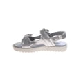 thumbnail image 5 of Badgley Mischka Little and Big Girls Double Buckle Embellished Sandals, 5 of 6