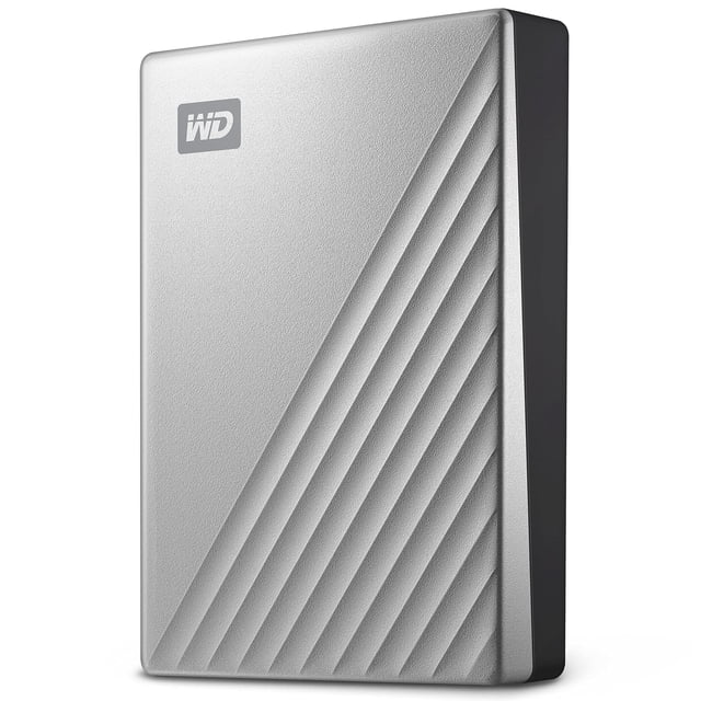 Disco duro externo portátil WD My Passport Ultra 5TB Silver