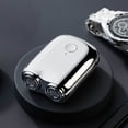 thumbnail image 4 of FcBaudy Razors for Men Shaver For Men,Mini-Shave Portable Shaver Pocket Size Portable Shaver Wet And Dry Mens USB Rechargeable Shaver Charging Easy-Button Plastic Shaver, 4 of 5