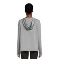 thumbnail image 3 of Athletic Works Women's French Terry Mock Neck Hoodie, Sizes XS-XXXL, 3 of 5