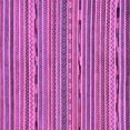 thumbnail image 1 of Ahgly Company Machine Washable Indoor Square Abstract Purple Modern Area Rugs, 5' Square, 1 of 4