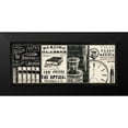 thumbnail image 2 of Pela Studio 24x12 Black Modern Framed Museum Art Print Titled - Librarian I, 2 of 5