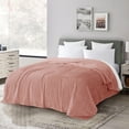 thumbnail image 4 of IR Imperial Rooms Fleece Bed Throw Blanket, Plush, Travel and Couch Fuzzy, Cozy Washable Ultrasoft Twin Size Pink, 4 of 9