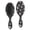 Black Christmas Snowman, variant on Black Christmas Snowman Pattern Hair Brush,Girls Detangling Hair Brush,Glide Through Tangles with Ease for Wet & Dry Hair,8.8"X2.8"