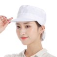 thumbnail image 2 of vlrwzc Breathable Mesh Chef Hat Elastic Dust-Proof Work Cap for Kitchen Catering for Women, 2 of 7