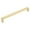 Signature Satin Brass, variant on Schaub And Company 20017-SBZ Quadrato 192Mm (7-9/16") Center To Center Modern Luxury Flat