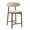 Beige, variant on Upholstered Counter Height Stool—Ergonomic Back Support & Durable Wooden Base, Ideal for Kitchen & Dining, Beige
