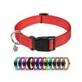 thumbnail image 1 of Reflective Paw Print Decor Nylon Pet Collar For Large/medium/small Dogs, Adjustable Size, 1 of 5