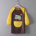 thumbnail image 3 of Delantal impermeable para niños, estudio de pintura, máscara para hombres y niñas, para comer, pintura, antiadherente, impresión para guarderías, invertida, 3 of 5