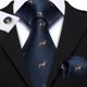 thumbnail image 4 of Conjunto de Corbata Barry.Wang con Diseño de Animales en Seda Tejida 150cm, 4 of 8