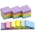 thumbnail image 1 of (24 Pack) Sticky Notes 2x2 in Pastel Post Stickies It Super Sticking Power Memo Pads Its Strong Adhesive, 24 Pads/Pack, 70 Sheets/pad, 1 of 3