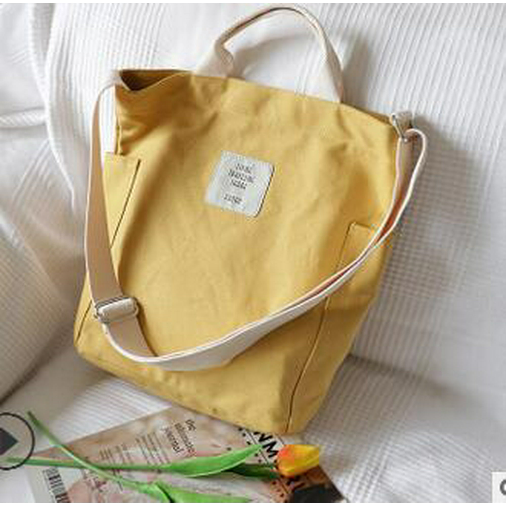 2pcs/set Pink Fashionable Simple Large Capacity Handheld Shoulder Tote Bag  With Coin Purse For Women Luxury Designer Women Canvas Shoulder Bag