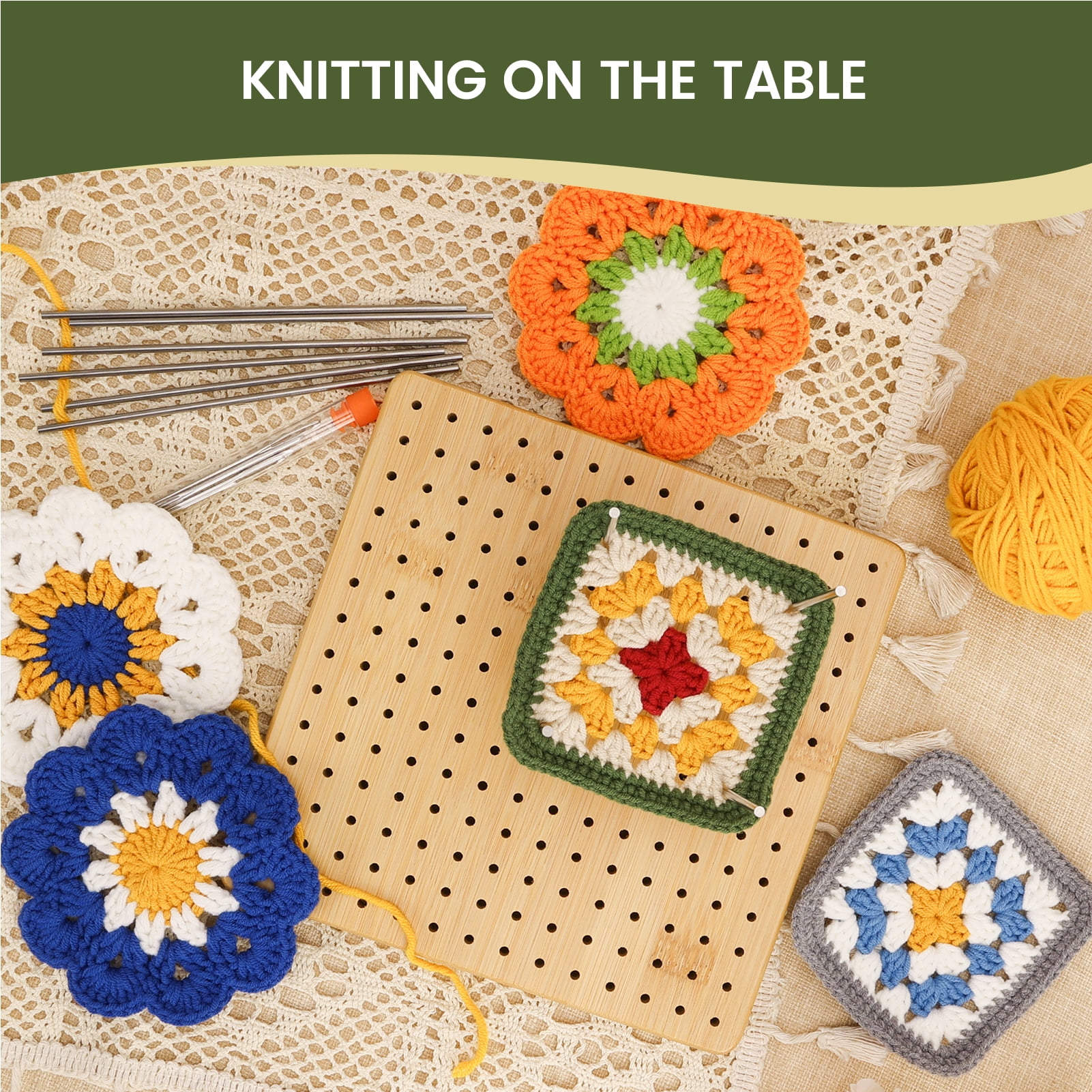  Blocking Board for Crocheting Knitting, Aeelike 7.8