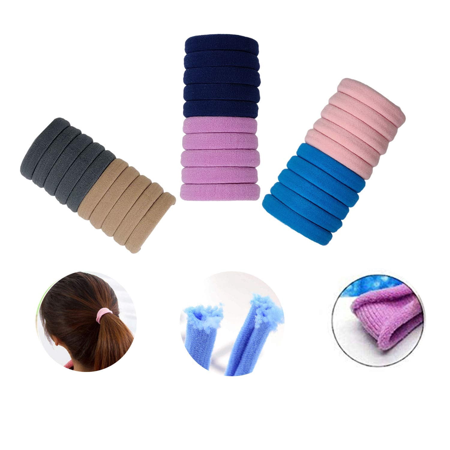 Elastic Ponytail Holders Hair Ties
