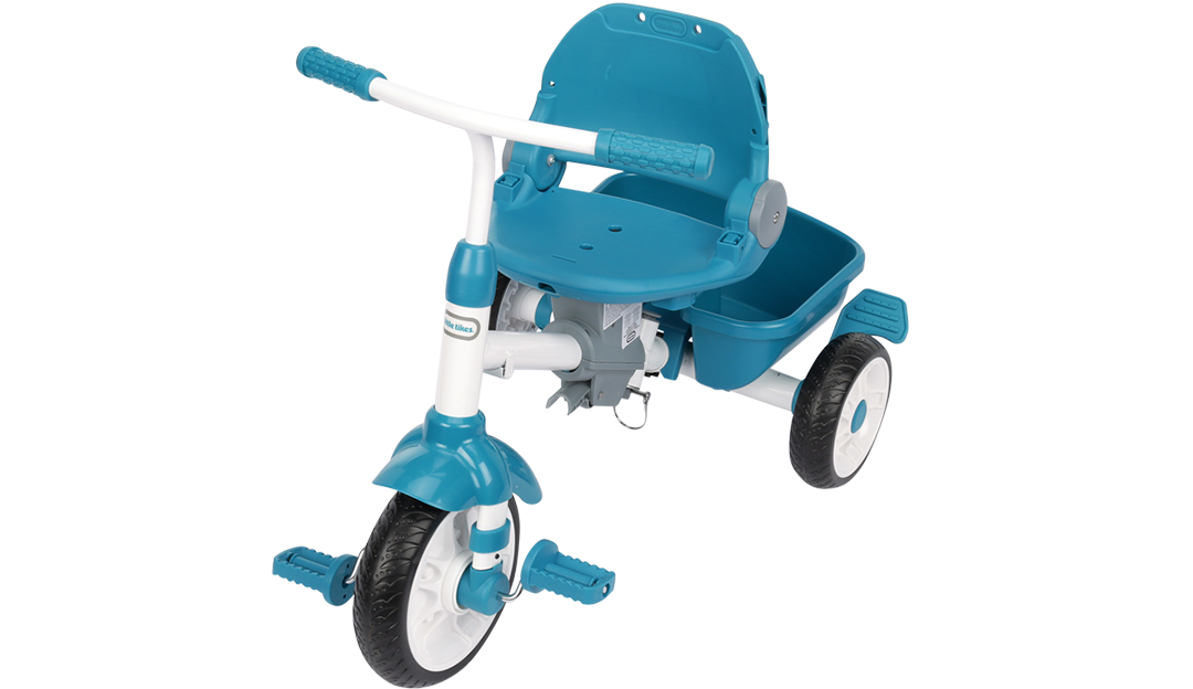 Little Tikes Perfect Fit 4-in-1 Trike in Teal, Convertible Tricycle for Toddlers, 4 Stages of Growth & Shade Canopy - Kids Boys Girls Ages 9 Months to 3 Years Old - image 3 of 13