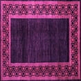 thumbnail image 1 of Ahgly Company Indoor Square Abstract Pink Modern Area Rugs, 8' Square, 1 of 4