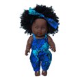 thumbnail image 1 of Shaoke Falda de encaje de pelo hermoso de bebé negro africano de piel negra L, 1 of 4