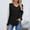 Black, variant on Women's Lace Long Sleeve Blouse 2025 - Oversized Crew Neck Top, Trendy Fall Winter Work & Date Outfit, Casual Business Shirt