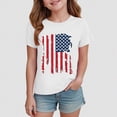thumbnail image 2 of NOLDARES Girl's Athletic Shirts Crew Neck Short Sleeve Tees Summer Active Tops for Teen Girls Soccer & Sports Tshirts for Teens(White,2-3 Years), 2 of 4