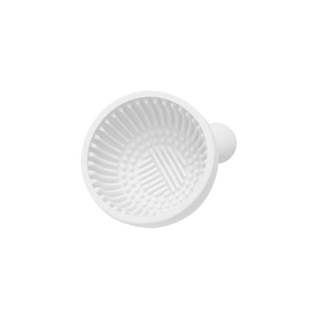 Seitruly Almohadilla de limpieza de cepillo de silicona, esponja protectora de maquillaje, cuenco plegable, herramienta de Universal, tabla de Pinceles de maquillaje y herramientas Blanco Seitruly CE014845-01