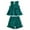 Green1274, variant on MEZZALL Summer Girls Outfits Toddler Casual Sleeveless Ruffled Shorts Set For 9 Months 6 Years Old Comfortable Playwear Everyday Wear Cozy Baby Wear