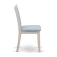 thumbnail image 5 of Pemberly Row 36.8" Wood Dining Chairs in Blue/White (Set of 2), 5 of 8