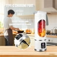 thumbnail image 3 of Portable Blender for Smoothies with LED Display and 12 Blades, 450ml Travel Juicer, 3 of 7