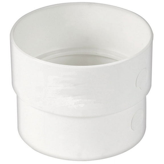Plastic Trends P657 Schedule 35 4 In. Hub Each T X 4 In. D Hub Pvc Adapter