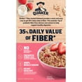 thumbnail image 2 of Quaker Fiber Strawberries & Cream Instant Oatmeal, 12.6 oz 8 Count, 2 of 7