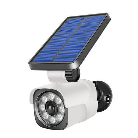 

ZPAQI Simulation Human Body Induction Solar Courtyard Wall Lamp Wireless Safety Lights