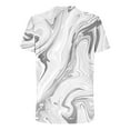 thumbnail image 5 of Styesk T-Shirts pour Hommes Mode Hommes Confortables Imprimés Manches Courtes Col Rond Blouses Chemises, 5 of 5