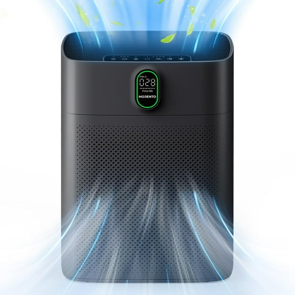 Purificador de aire MORENTO HY4866 para habitación grande de 100 m² con PM2.5