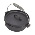 thumbnail image 2 of Pot de Camping, Pot de Cuisson Extérieur Multifonctionnel Pré-Assaisonné avec Couvercle pour Pique-Nique pour Randonnée, 2 of 8