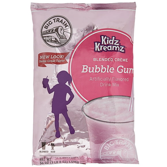 Big Train 3.5 lb. Bubble Gum Kidz Kreamz Blended Creme Frappe Mix