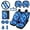 Blue-Dolphin Hibiscus Heart Pattern, variant on LedBack Butterfly Printed Auto Seat Protector Dreamcatcher Printed Car Seat Cover Full Set Steering Wheel Covers Seat Belt Strap Cover Car Headrest Covers Auto Accessories for Men Women, 15 Pcs
