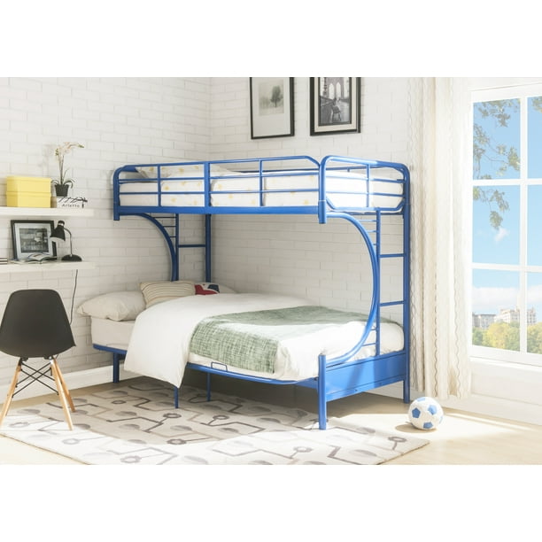 ACME Eclipse Twin/Full/Futon Bunk Bed, Black