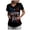 Dark Gray, variant on Patriotic Scrub Tops for Women 4th of July Flag Print V Neck Tee Short Sleeve Casual Tops Working Uniform (Grey, M)