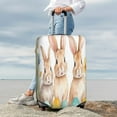 thumbnail image 7 of Honeii Happy Easter Elastic Luggage Cover, featuring double-sided printing, is the ideal companion for travel, business trips, and daily use(not included suitcase )-Small, 7 of 7