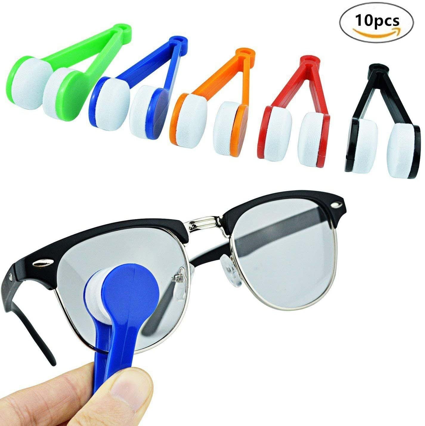 Sun Glasses Eyeglass Microfiber Spectacles Cleaner Brush Cleaning Tool 10pcs