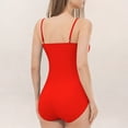 thumbnail image 5 of Shapewear, Bodysuit for Women, Tummy Control Bodysuit with Adjustable Straps, Seamless Snatched Body Shaper Thong Backless Cami Fitted Top Summer Clothes for Gym, 5 of 6