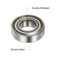 thumbnail image 4 of 6002-ZZ Deep Groove Ball Bearings, Chrome Steel Z2 Double Metal Shielded Bearing 15x32x9mm, 4 Pack, 4 of 5