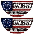 thumbnail image 3 of American 250Th Anniversary Flag, 18X36 In, Front Porch Decorations Outdoor, Fourth of July Patriotic Yard Decor, 1 Pc Hanging Outdoor Banner, 3 of 3