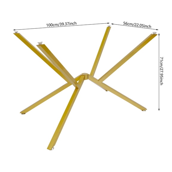 Stylish Metal Table Legs for Modern Dining and DIY Projects 100*56*71cm