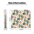 thumbnail image 3 of Kdxio Summer Cactus With Blooming Pocket Mirror, 1X/2X Travel Makeup Mirror 2-Sided Folding Small Mirror Portable Double-Sided Magnifying Cosmetic Mirror for Gift-Square, 3 of 9