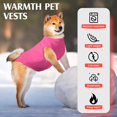thumbnail image 3 of Soft Fleece Dog Sweater Vest with D Ring Leash - Warm Pullover Jacket for Small, Medium, Large Dogs 1Pack, 3 of 5