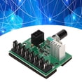 thumbnail image 1 of Fan Splitter Controller Hub, DC 12V 0 To Full Speed PWM 8 Channel Computer Fan Controller Hub  For Office, 1 of 8