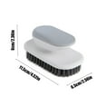 thumbnail image 3 of TZYUDK Handle Laundry Brush Household Small Brush Clothes Shoes Cleaning Brush Board Brush Multifunctional Soft Bristle Shoe Brush For Restroom Gray Plastic, 3 of 6