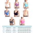 thumbnail image 3 of Jumpingount Sujetador deportivo Push Up de 3 piezas: agrega forma y definición al entrenamiento Sujetadores sin costuras Top Fitness Ropa interior Ropa interior gris SG, 3 of 6